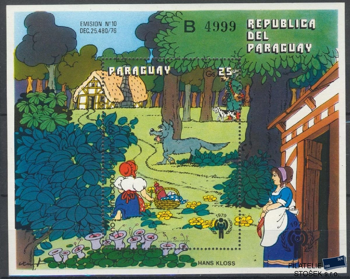 Paraguay známky Mi Blok 339