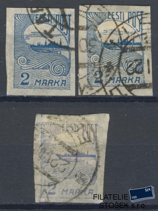 Estonsko známky Mi 17 Barvy