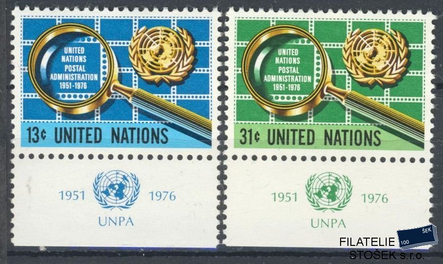 OSN New York známky Mi 299-300 Kupón