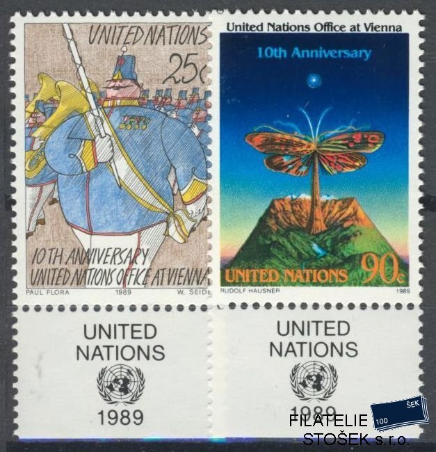 OSN New York známky Mi 577-78 Kupón