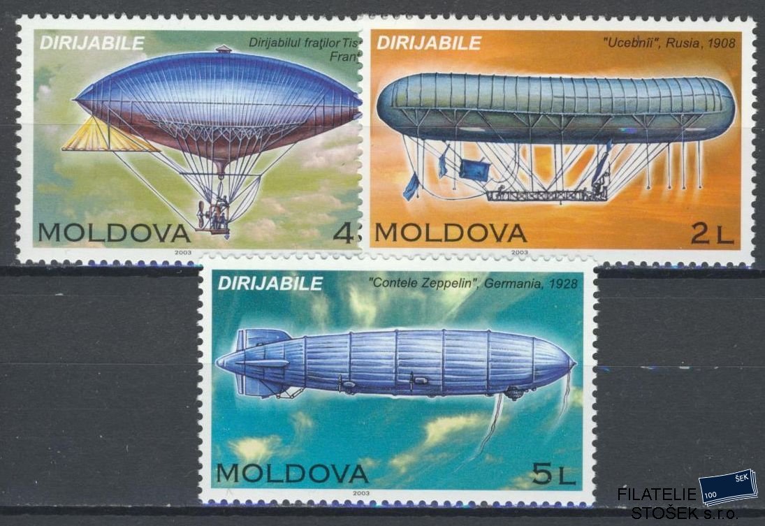 Moldavsko známky Mi 456-58