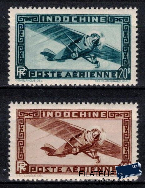 Indochine známky Yv PA 46-7