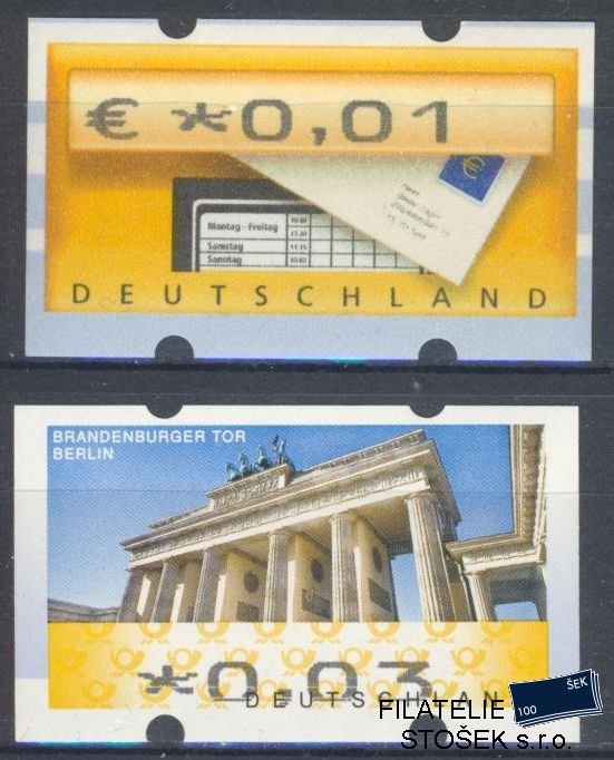 Bundes známky Mi AT 6-7