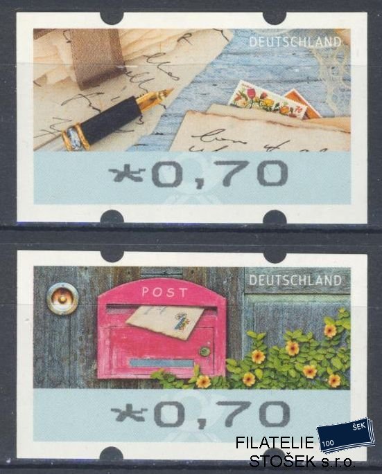 Bundes známky Mi AT 8-9