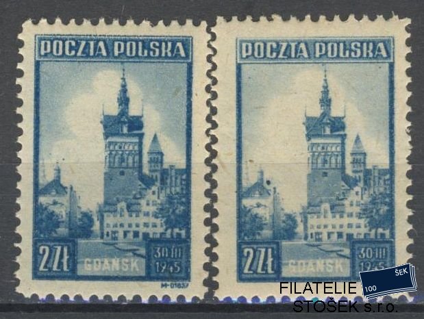 Polsko známky Mi 411 Barvy