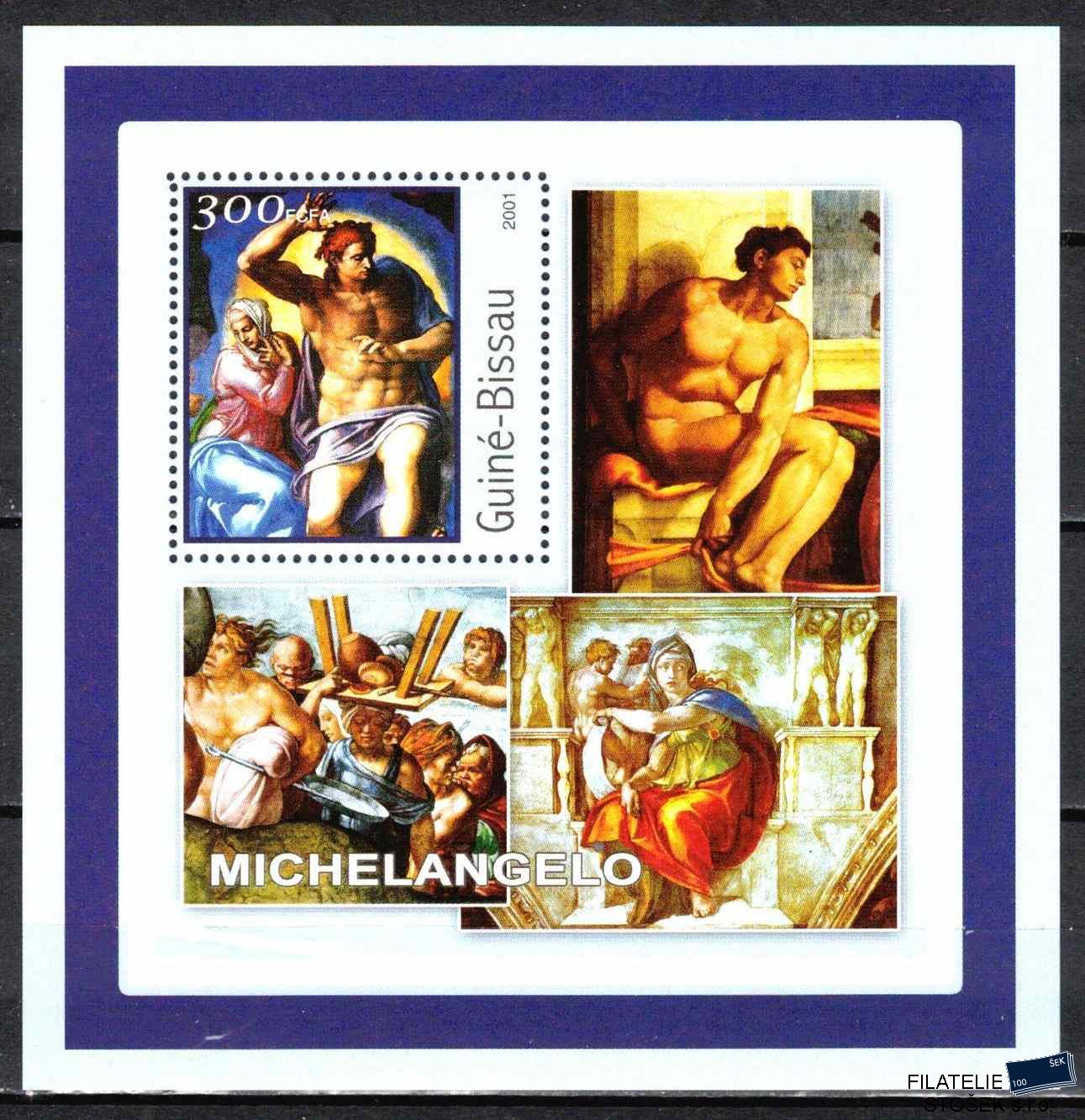 Guinea Bissau známky Mi rok 2001 Michelangelo