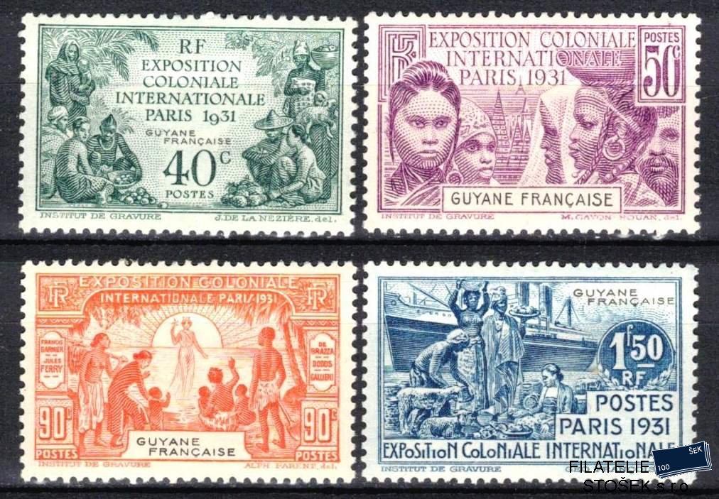 Guyane známky 1931 Exposition coloniale