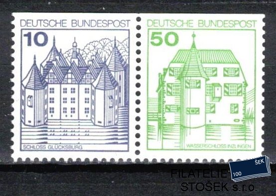Bundes známky Mi 913+1038 C soutisk W 69