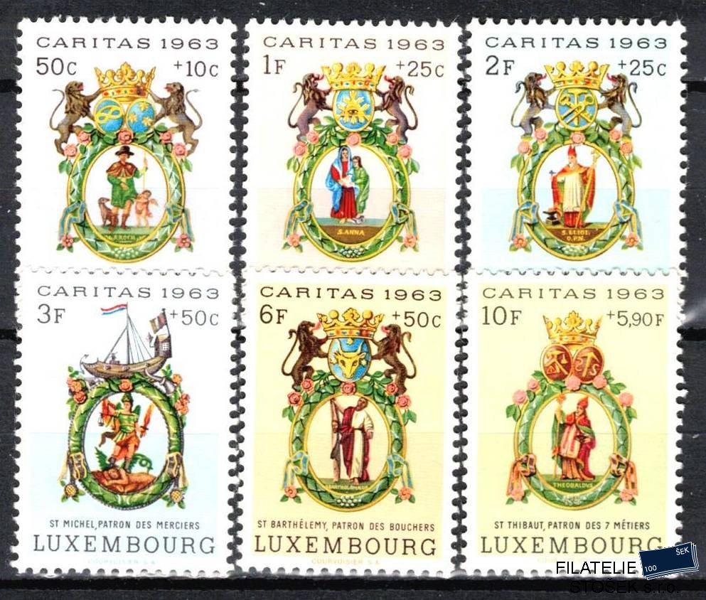 Lucembursko známky Mi 684-9