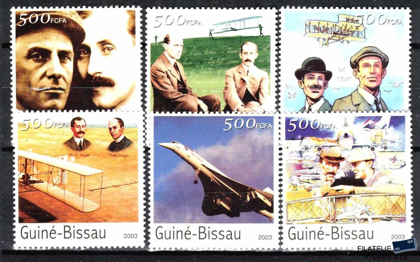 Guinea Bissau  známky - Letadla