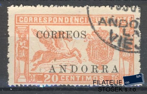 Španělská Andora známky Mi 14