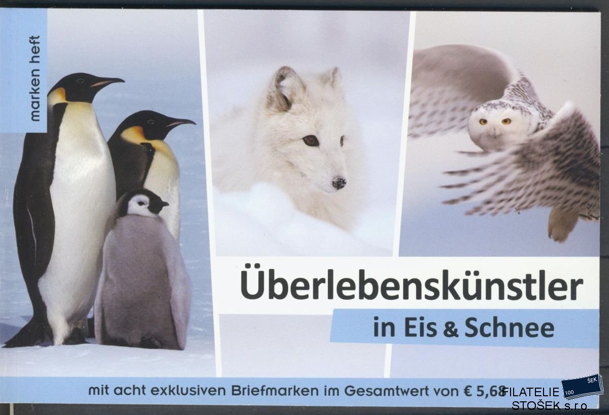 Rakousko známky Mi MH Polární fauna