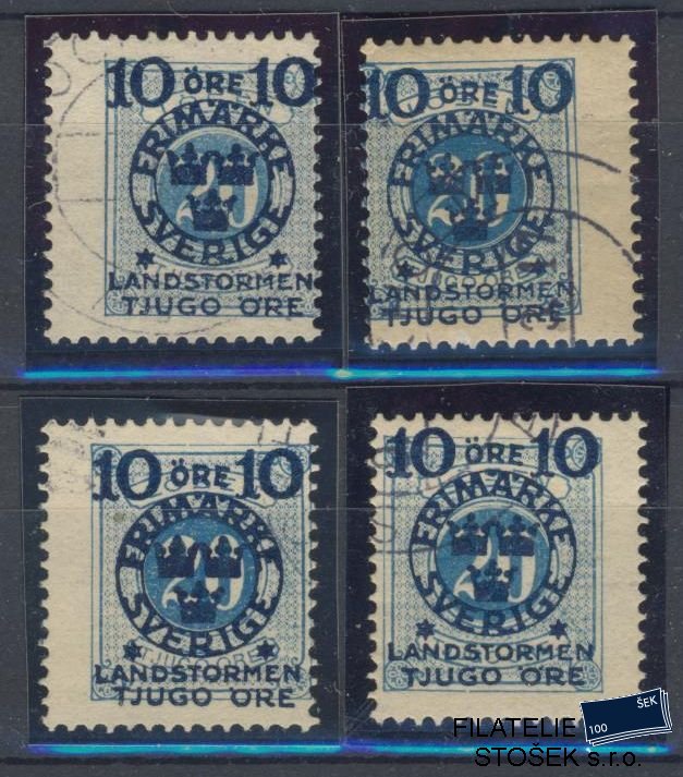 Švédsko známky Mi 102 - Sestava