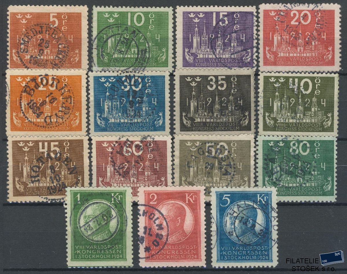 Švédsko známky Mi 144-158