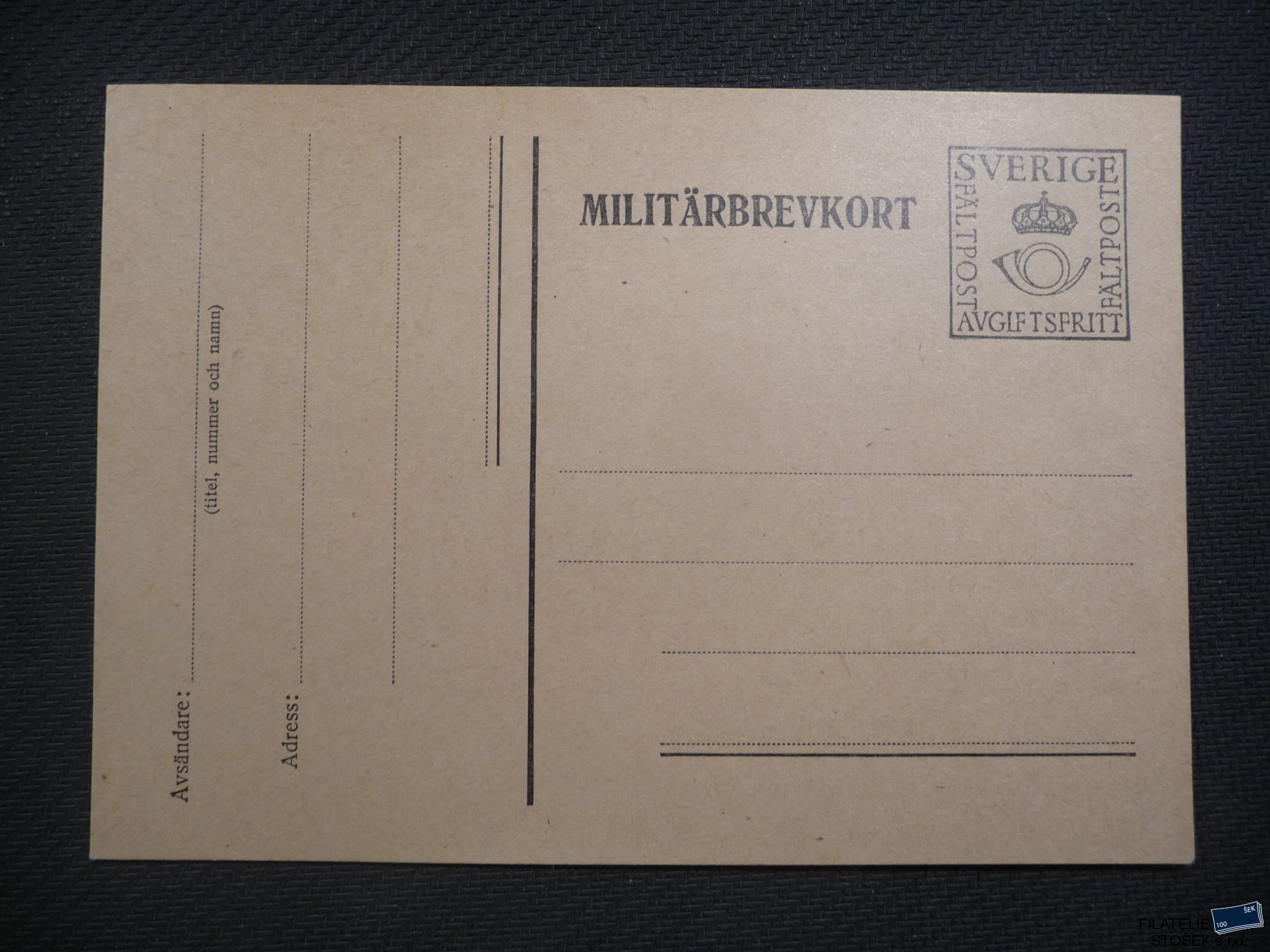 Švédsko celistvosti - Militärkarte -