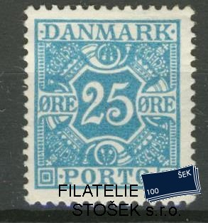 Dánsko známky Mi P 24  Stopy od zásobníku