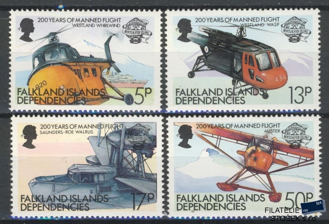 Falklandy-South Georgia známky Mi 117-20