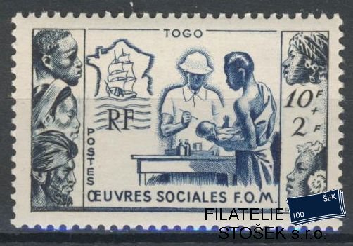 Togo známky 1950 Oeuvres sociales