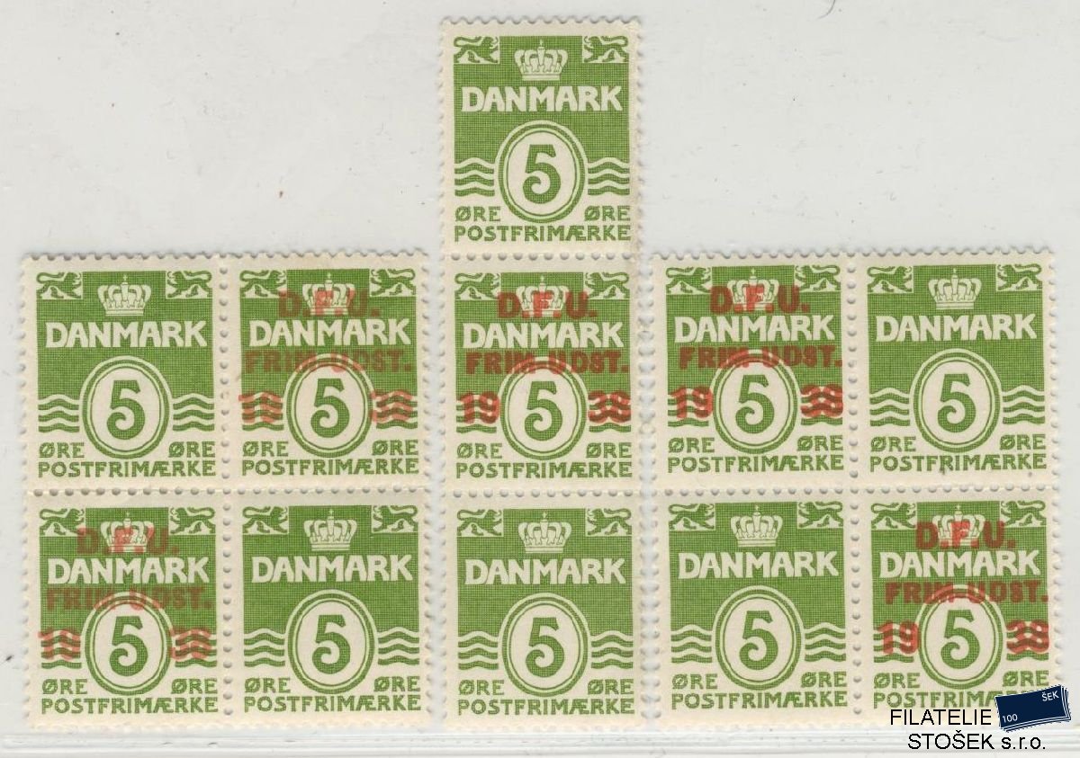 Dánsko známky Mi 243 Sestava