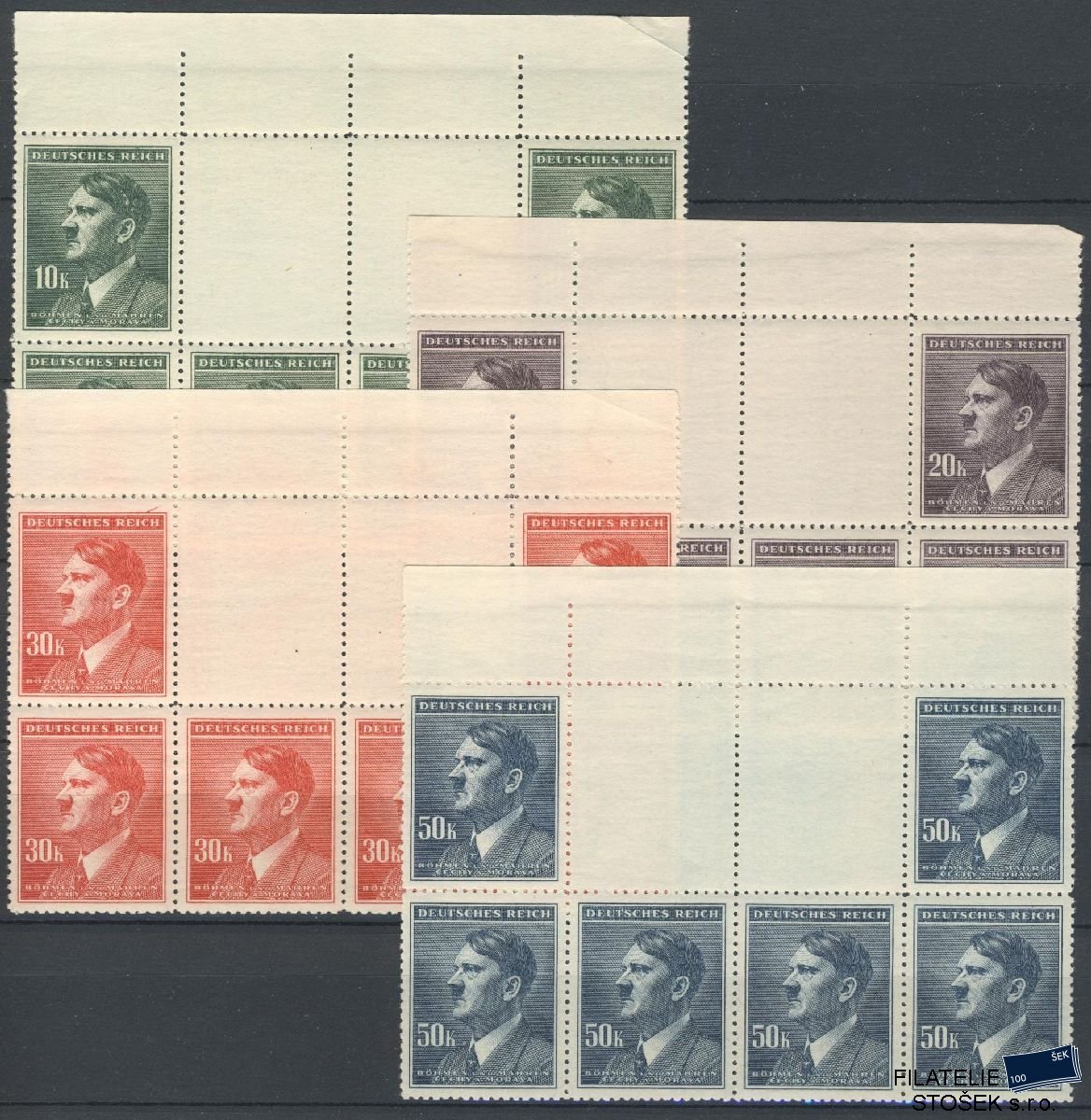 Protektorát známky 96-99 VK