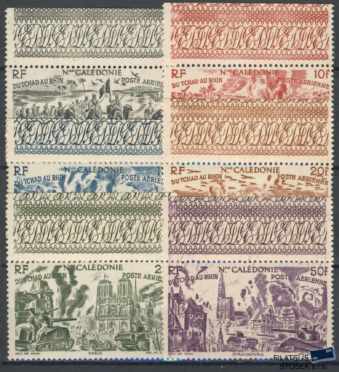 Nouvelle Caledonie známky Yv PA 55-60
