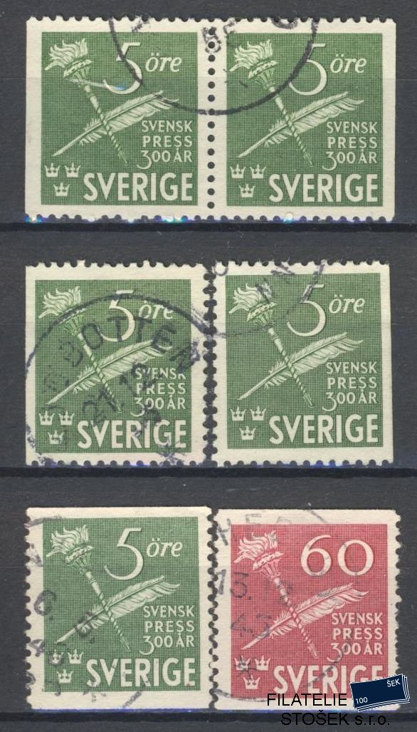 Švédsko známky Mi 312-13 Sestava