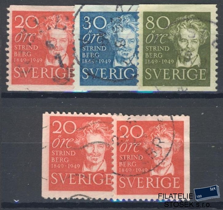 Švédsko známky Mi 346-48 Sestava
