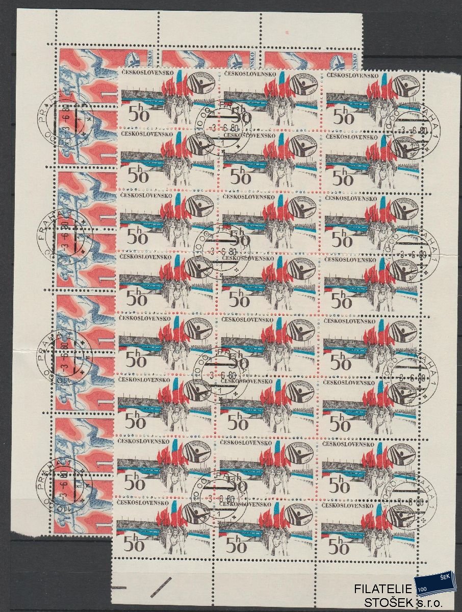 ČSSR známky 2443-44 24 Blok