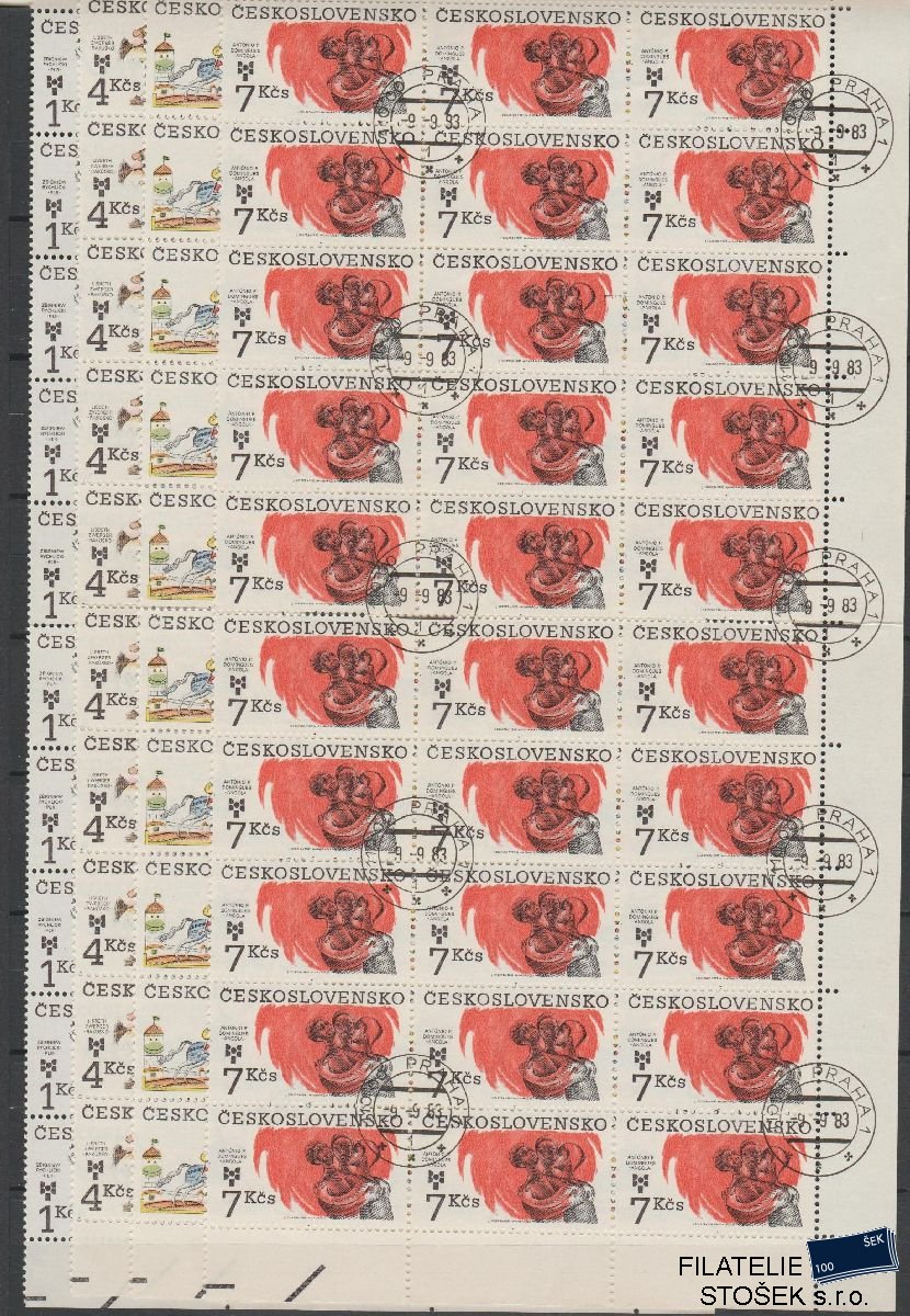 ČSSR známky 2600-3 30 Blok