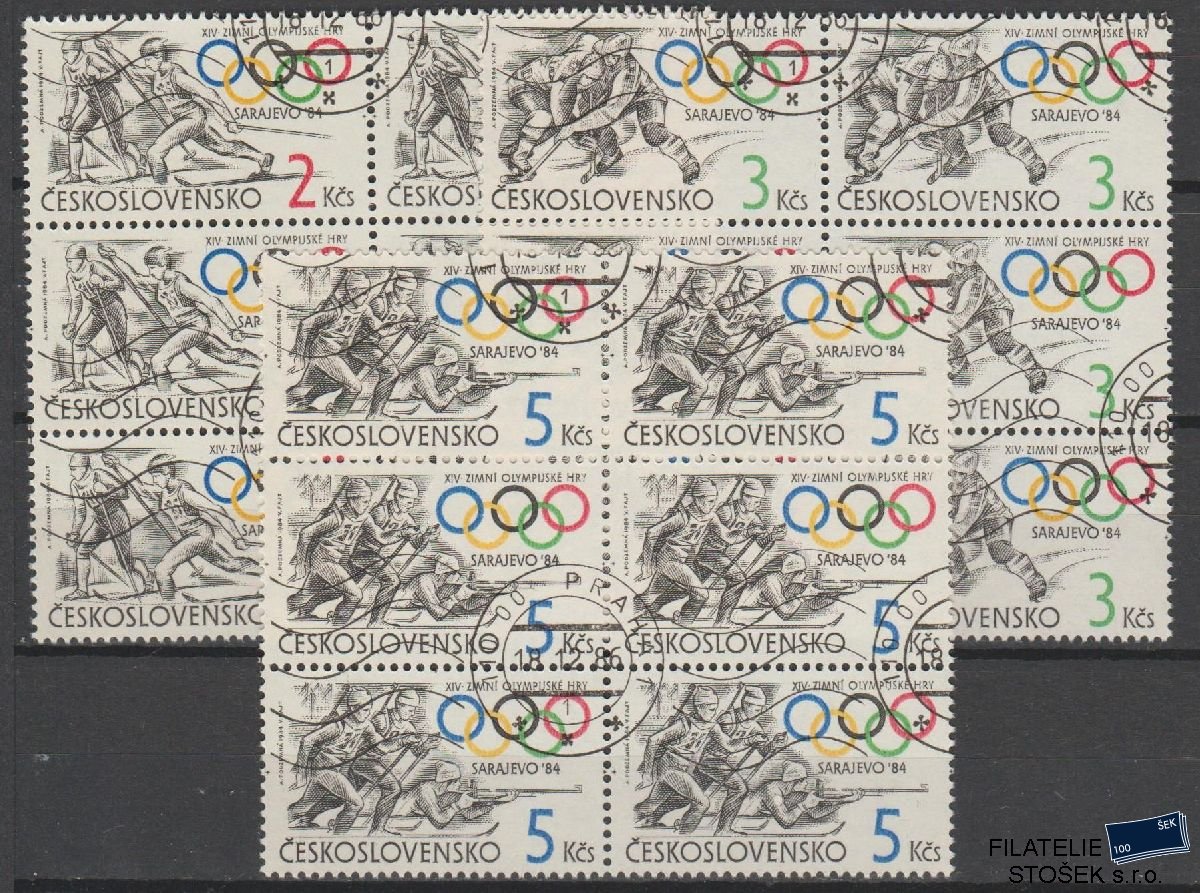 ČSSR známky 2929-31 6 Blok Váleček