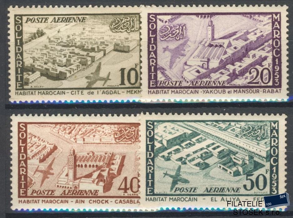 Maroko známky Mi 368-71