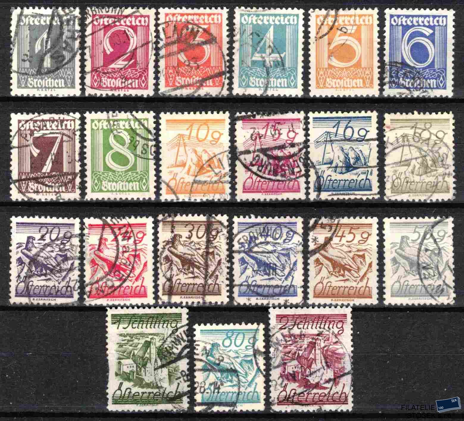 Rakousko známky 447-67