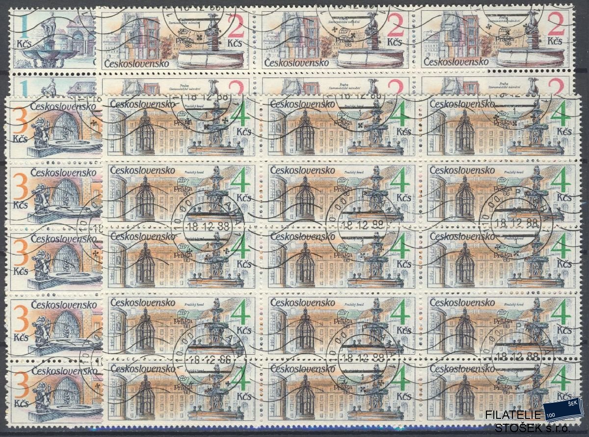 ČSSR známky 2846-50 15 Blok