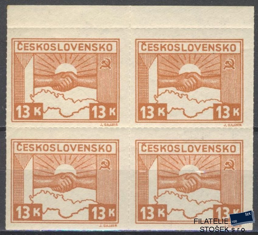 ČSSR známky 358 4 Blok