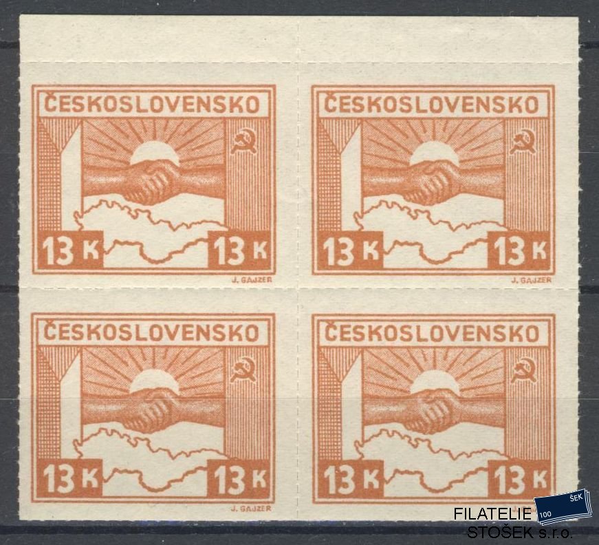 ČSSR známky 358 4 Blok