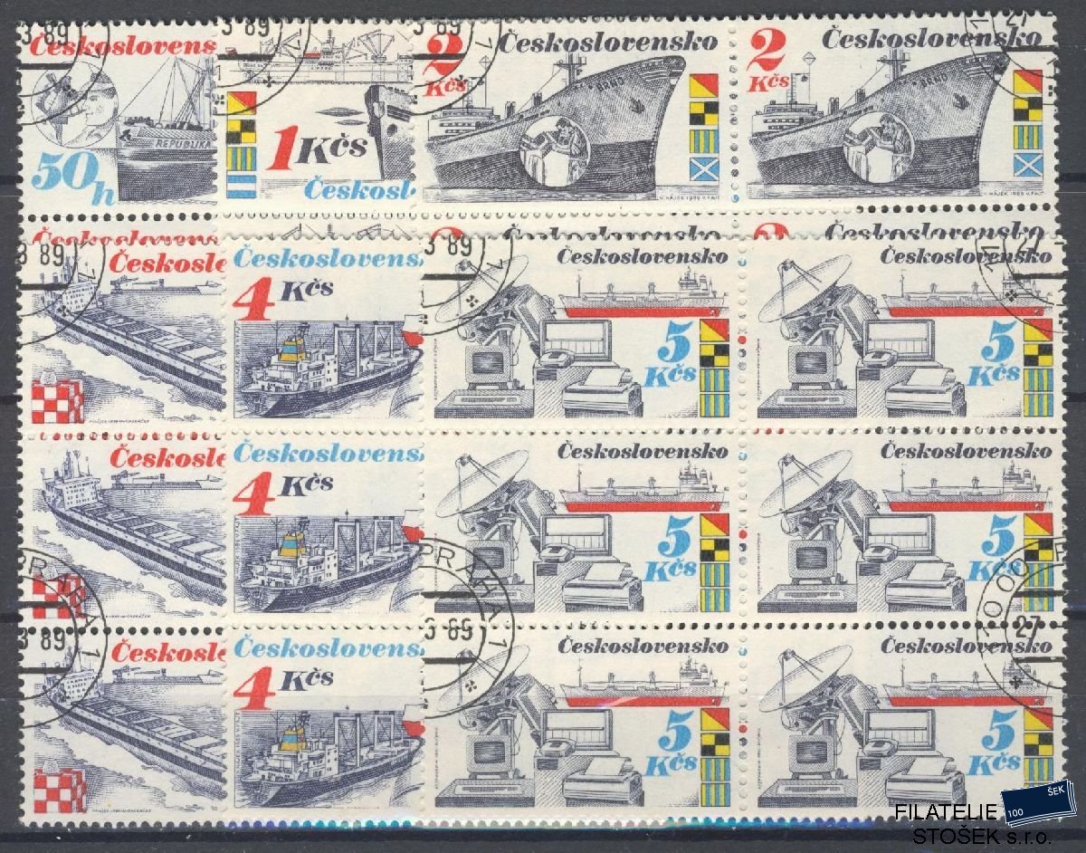 ČSSR známky 2885-90 6 Blok