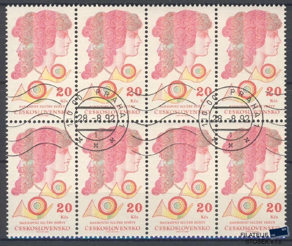 ČSSR známky 3021 8 Blok