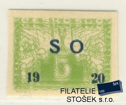 ČSR I známky SO27 - Dvojitý tisk základní známky