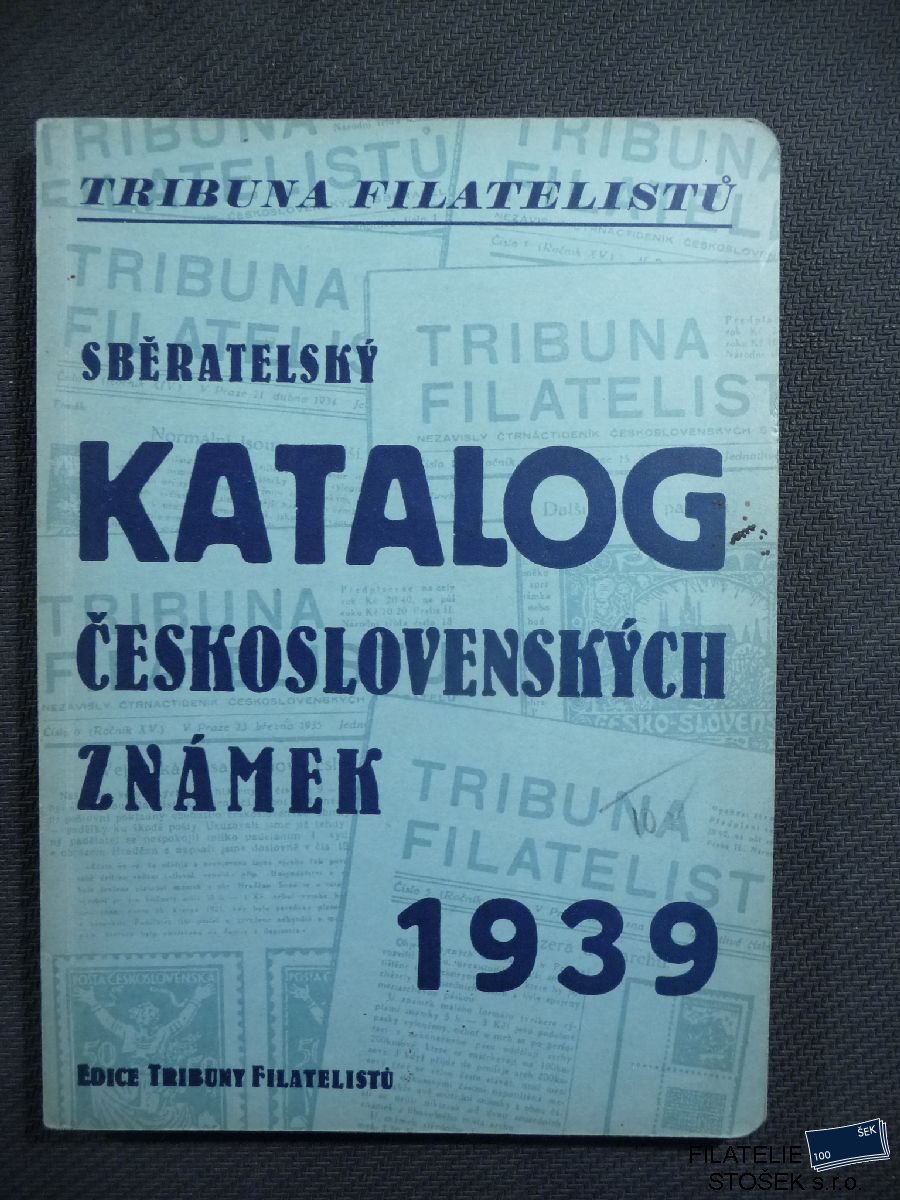 Československo katalog známek - Tribuna filatelistů 1939