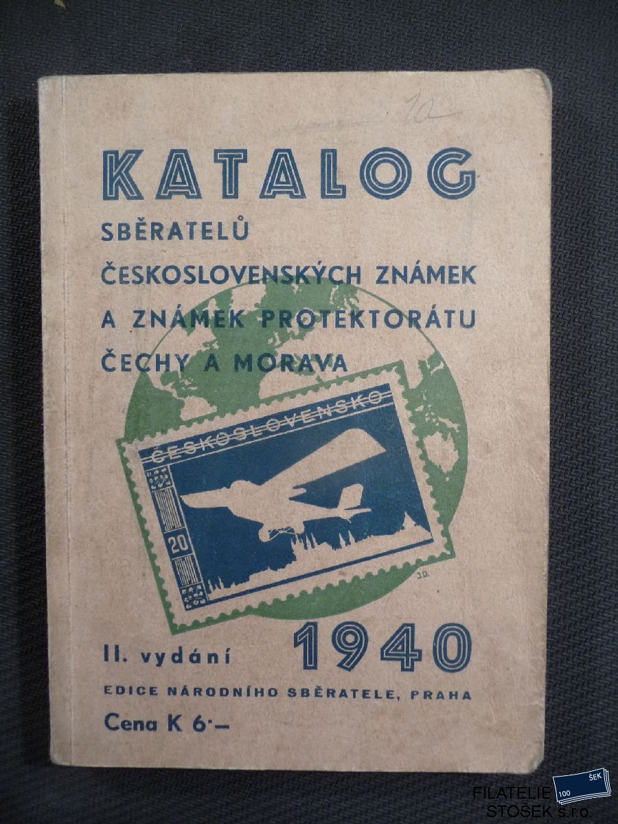 Československo katalog známek - Národní sběratel 1940