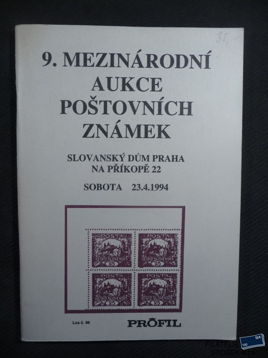 Aukční katalog - Profil - 1994