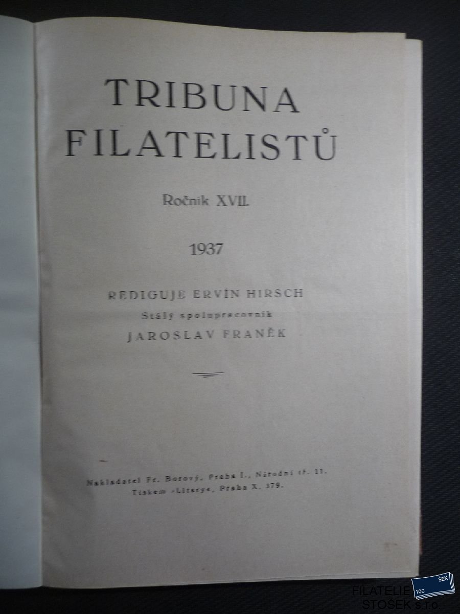 Časopisy Tribuna Filatelistů 1937