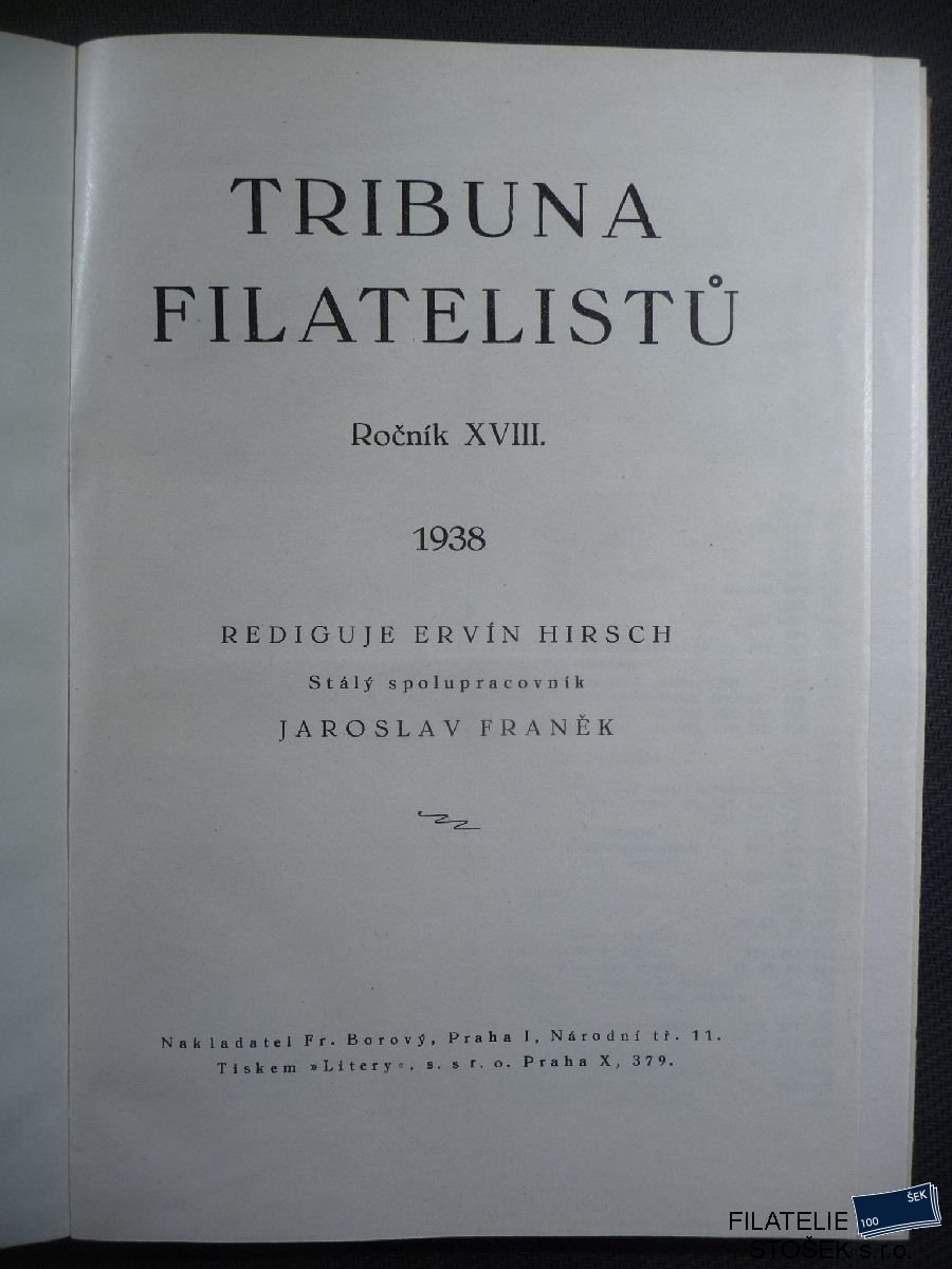 Časopisy Tribuna Filatelistů 1938