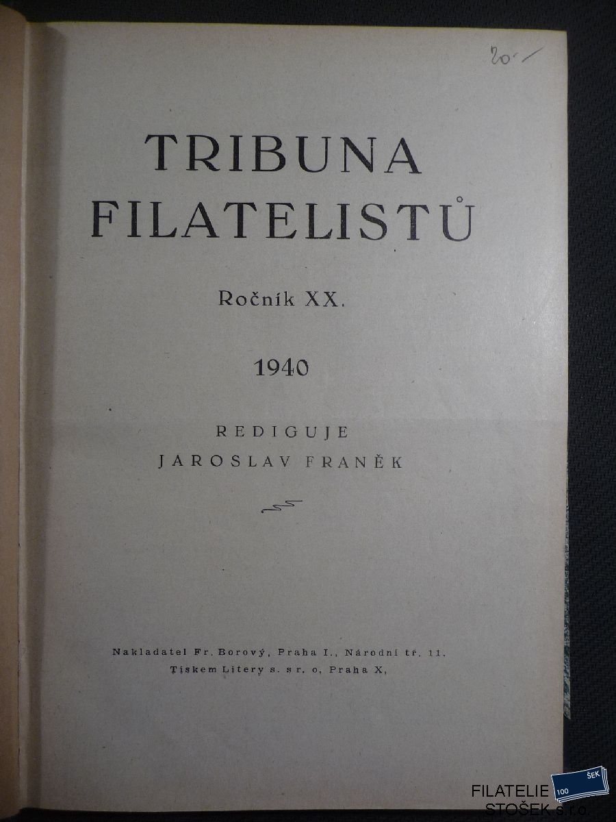 Časopisy Tribuna Filatelistů 1940