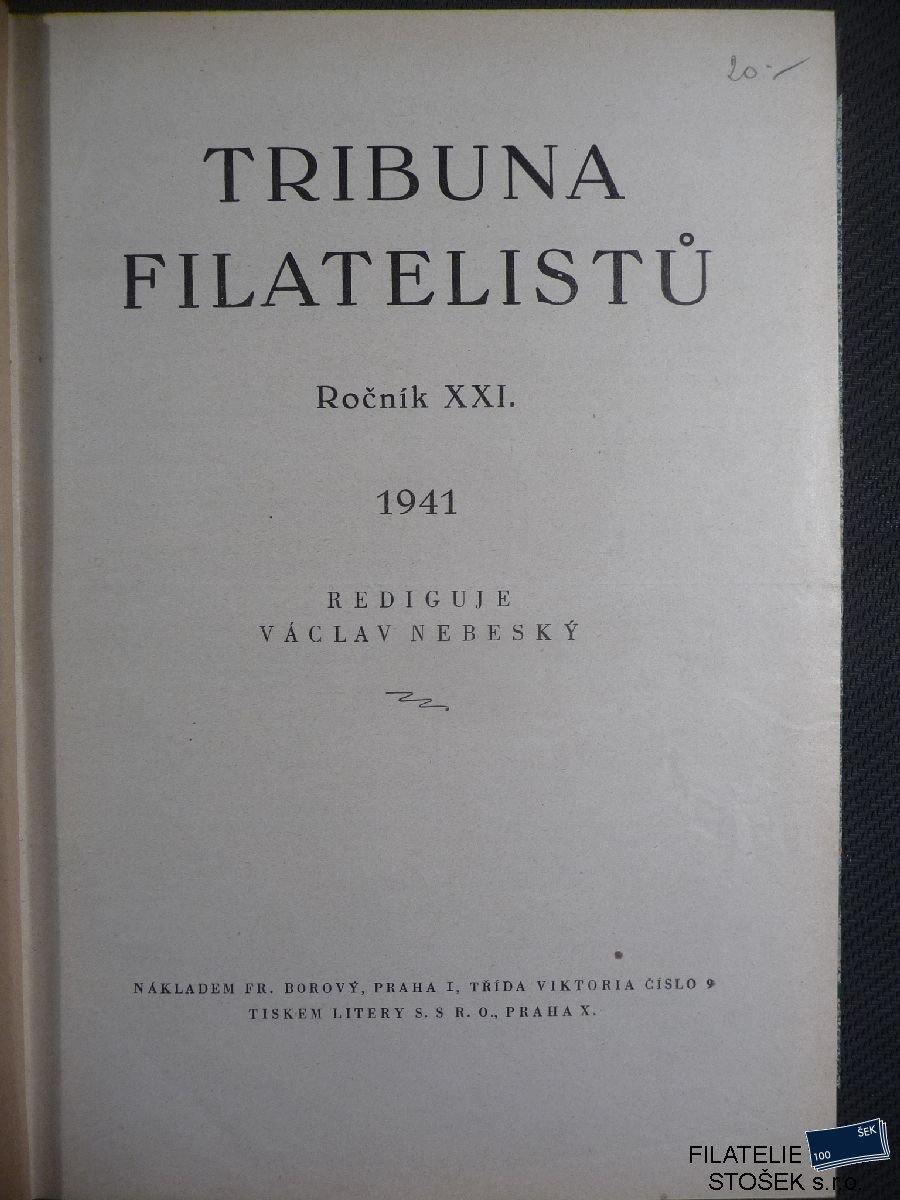 Časopisy Tribuna Filatelistů 1941