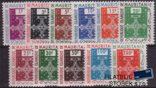 Mauritanie Mi D 01-11