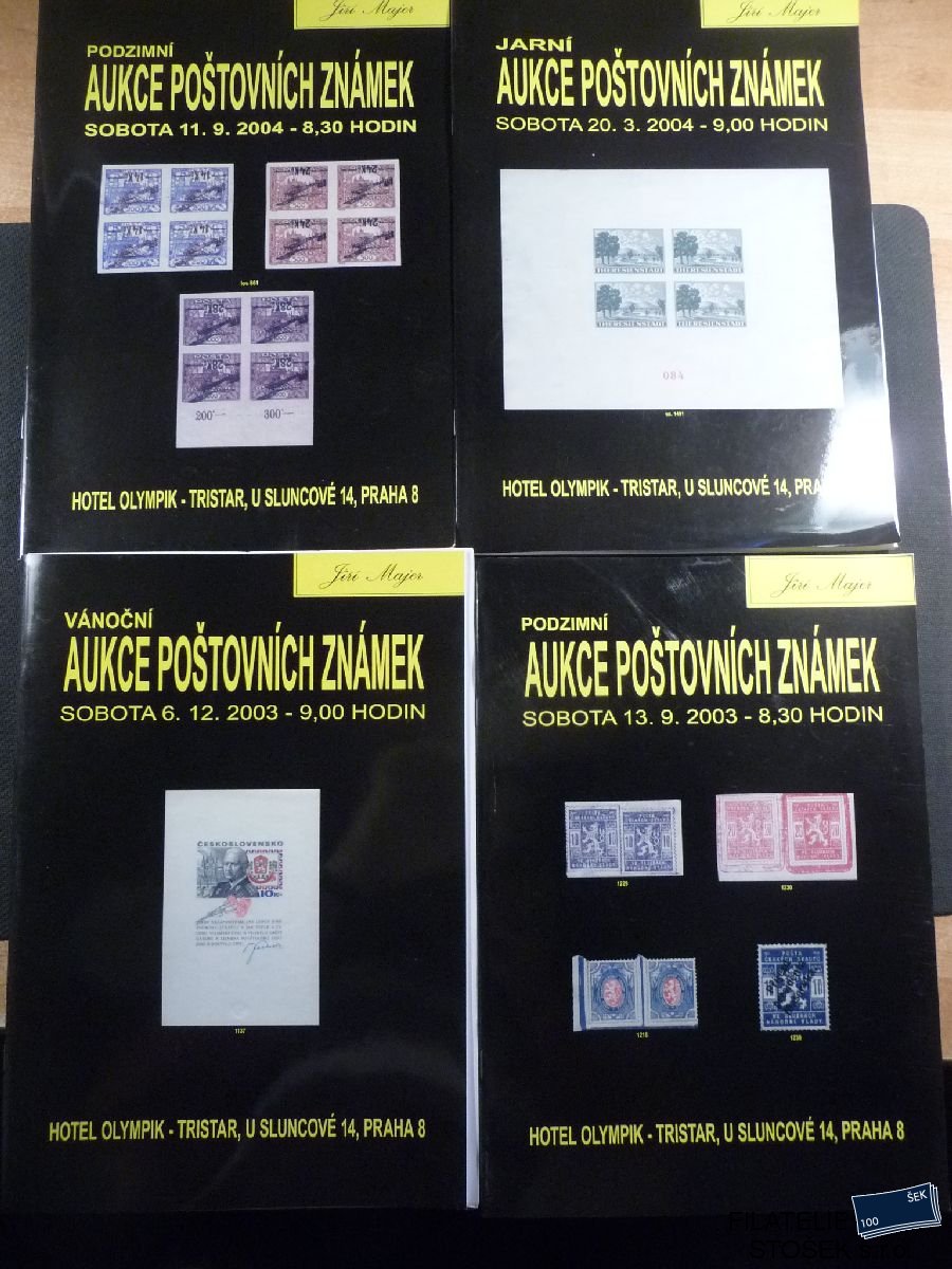 Aukční katalogy Majer