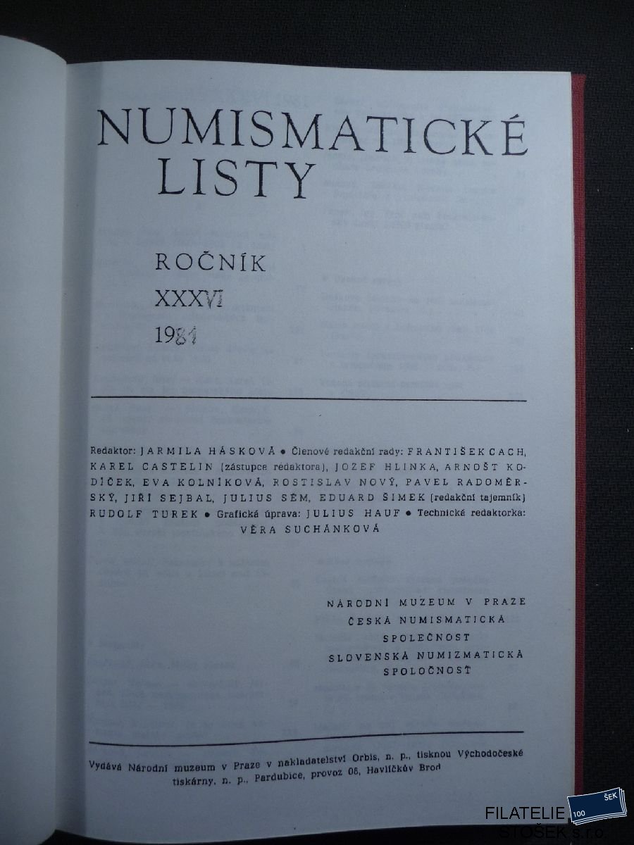 Numismatické listy 1981
