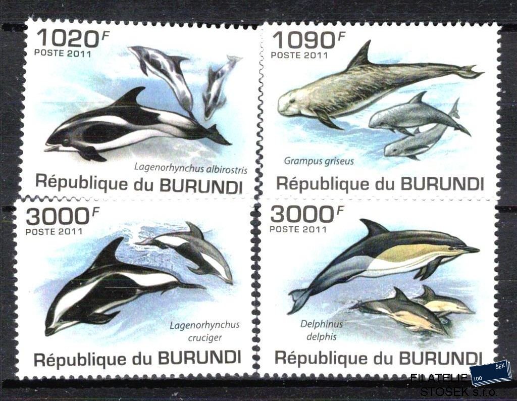 Burundi známky Fauna-ryby