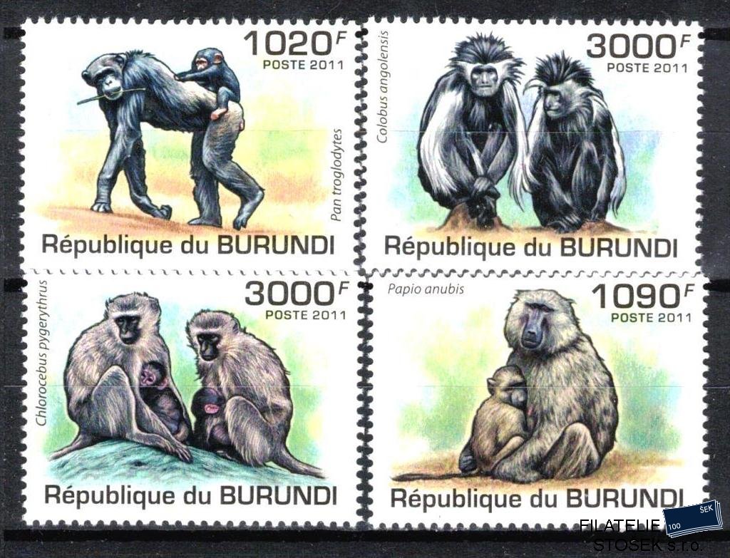 Burundi známky Fauna-savci